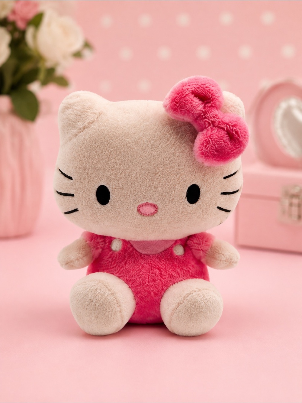 Ty Hello‎ Kitty Pink Mini Plush Cat Toy